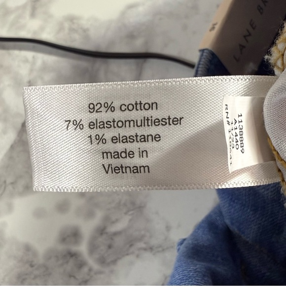 NWT Lane Bryant Denim Jeans with Brown Button Details - Picture 8 of 12